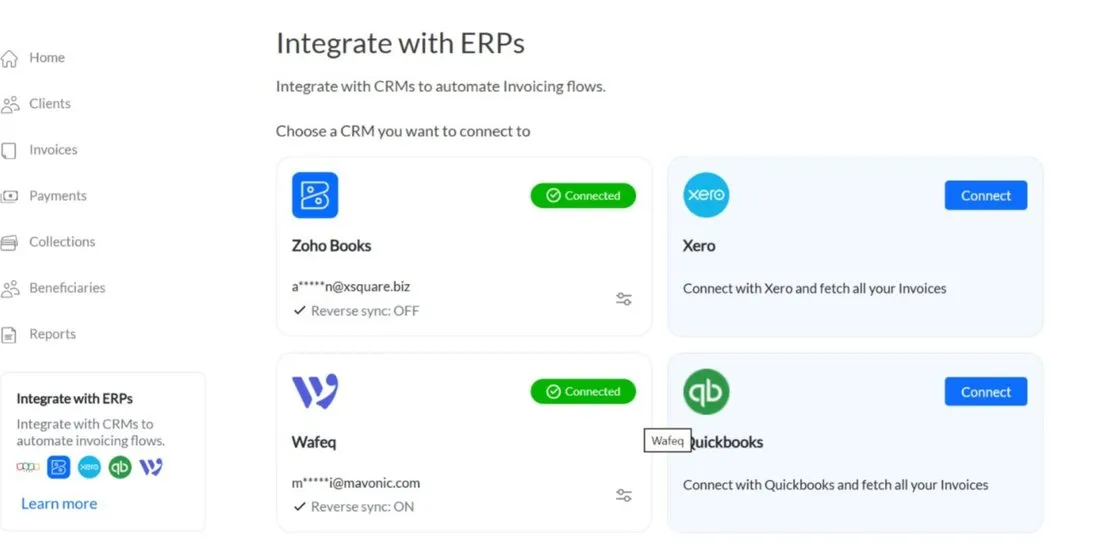 Native ERP integration